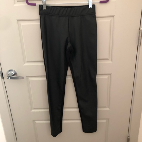 GAP Pants - Gap Faux Leather-front leggings